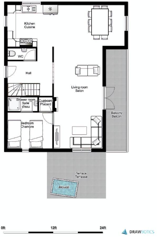 Chamonix Large Chalet, Sleeps 12, 200M2, 5 Bedroom, 4 Bathroom, Garden, Jacuzzi, Sauna المظهر الخارجي الصورة